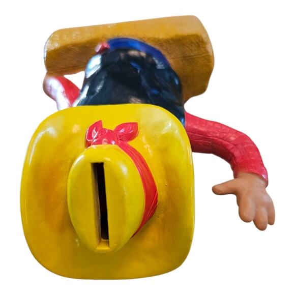 Shotgun Red Rubber Coin Bank Barton Kool Buddie Steve Hall Complete Vintage 1991 - Picture 6 of 7